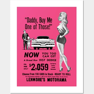 1957 CAR AD - advert Posters and Art